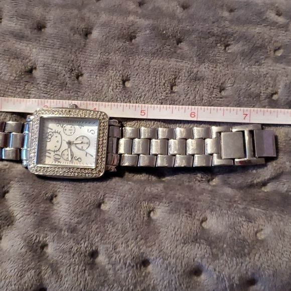 Hello Kitty Pave CZ Bezel Silver Multi Dial‎ Silver White Watch main image 10